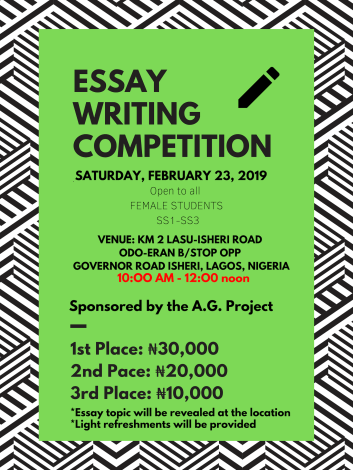 Essay Competition CORRECTED